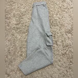 Gray Cargo Sweatpants